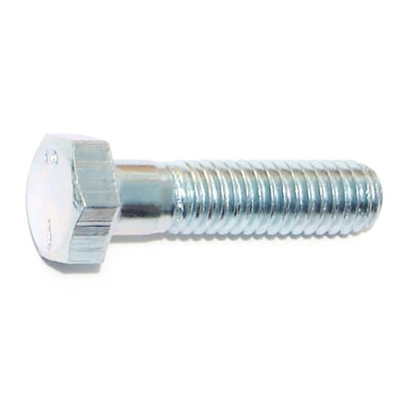 Midwest Fastener Grade 5, 5/16"-18 Hex Head Cap Screw, Zinc Plated Steel, 1-1/4 in L, 100 PK 00274
